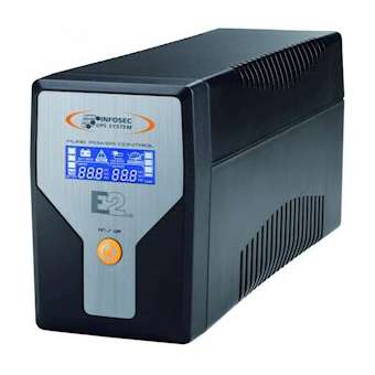 E2 LCD 600 Onduleur On Line Performance 600 VA 4 prises IEC|Infosec communication-IN8E2LCD600