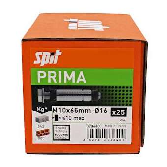 PRIMA M10X65/10 + vis|Spit-SPT073640