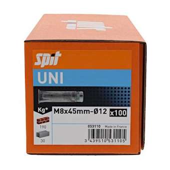 UNI M8X45|Spit-SPT053110