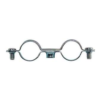 Collier standard double D 14 mm en acier zingué avec pas de vis 7 x 150 (x 100)|Bizline-BIZ400028