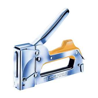 Agrafeuse chromée pour agrafes rectangulaires.|Agi robur-AGI351013