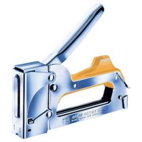 Agrafeuse chromée pour agrafes rectangulaires.|Agi robur-AGI351013