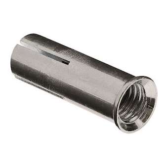 Douille de frappe en acier zingué avec collerette M10 x 40 mm (x 60)|Bizline-BIZ720107