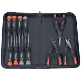 Coffret d'outillage électronique de 8 tournevis et 3 pinces|Bizline-BIZ700516