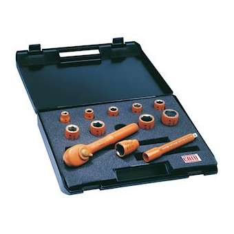 coffret 3/8' cle a cliquet, douilles cei|Catu-CATMO-69308-23