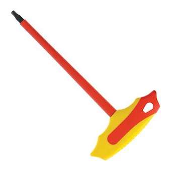 Clé mâle 6 pans poignée en T isolée 1000 V|Bizline-BIZ790097