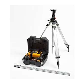 Kit laser rotatif à faisceau rouge PLS HV2R avec trépied et barre de mesure|Fluke industries (electrique)-FLEPLSHV2RKIT