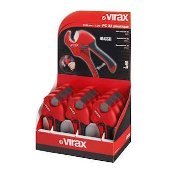 C-TUBE PLASTIQUE PC32 P/PRESENTOIR (12)|Virax-VRX215035