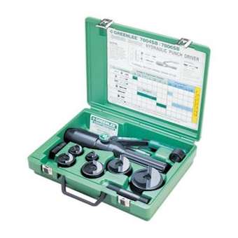 Coffret d'emporte-pièce SLUG-BUSTER avec poinçonneuse hydraulique manuelle 7804E|Klauke-KKE50356119SET