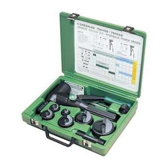 Coffret d'emporte-pièce SLUG-BUSTER avec poinçonneuse hydraulique manuelle 7904E|Klauke-KKE50356151SET