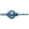 Arbre moteur pour scies-trepans de 35 à 152mm. Emmanchement hexagonal de 9,5mm