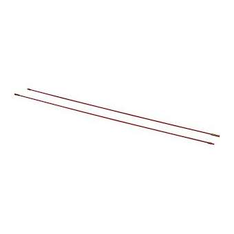 Kit de 2 baguettes tire-fils rouges 1 m D 5 mm avec connecteurs rotatifs|Bizline-BIZ700155