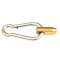 Mousqueton pour aiguille acier/nylon diamètre 6 mm