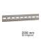 Rail DIN omega en acier 35 x 7,5 mm Longueur 2 m Trous oblongs 15 x 6,1 mm