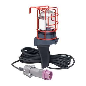 Baladeuse chantier 24V 75W maximum IP55 avec fiche Hypra droite et cordon 10m|Legrand-LEG062215