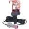 Baladeuse chantier 24V 75W maximum IP55 avec fiche Hypra droite et cordon 10m