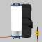 POWERTUBE II L ProLine Emergency, dimmable, 230V, IP65, classe II, 7,5m
