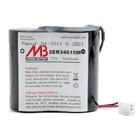 Unité(s) Batterie systeme alarme BATLI02 7.2V 14Ah MB|Enix energies-NXGMGL956392