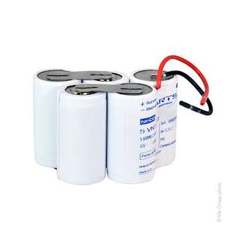 Pack(s) Batterie eclairage secours 5 VT CS+ fils 6V 1.6Ah|Enix energies-NXGMGN74109