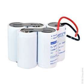 Pack(s) Batterie eclairage secours 5 VT CS+ fils 6V 1.6Ah|Enix energies-NXGMGN74109