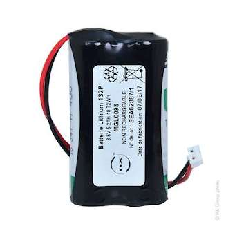 Batterie(s) Batterie lithium 2x LS14500 1S2P ST1 3.6V 5200mAh JST|Enix energies-NXGMGL0098