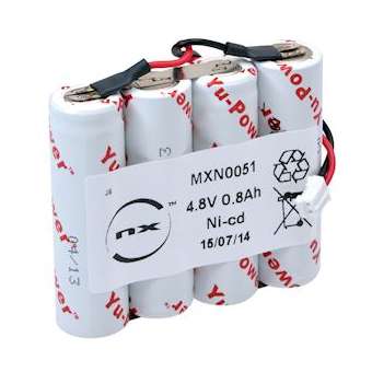 Pack(s) Batterie eclairage secours 4x AA HT 4S1P ST1 4.8V 800mAh JST|Enix energies-NXGMXN0051