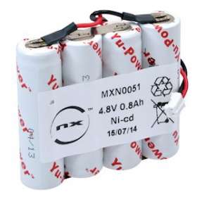 Pack(s) Batterie eclairage secours 4x AA HT 4S1P ST1 4.8V 800mAh JST|Enix energies-NXGMXN0051