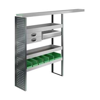 Kit flexible long fourgon avec goulotte (1268 mm x 1440 mm x 470 mm)|Bizline-BIZ771047