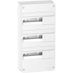 Resi9 - Coffret en saillie Blanc (RAL 9003)- 3 rangées de 13 modules|Schneider Electric-SCHR9H13403