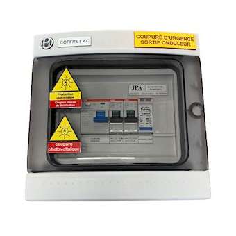 Coffret AC monophasé 2 x départs 20A 30mA Type APR 2xOND ou 2xMICRO OND|Jpa Electricité-JPAAC6KW-2OND_3KW-REXEL