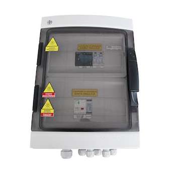 Coffret AC 16A 30mA type F et DC 25A 1000Vdc 2 strings|Jpa Electricité-JPAAC-DC-3KW