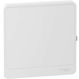 Resi9 - porte Styl blanche (RAL 9003) pour coffret 1 rangée de 13 modules|Schneider Electric-SCHR9H13421