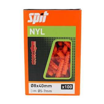 NYL 8X40 sans collerette|Spit-SPT057020