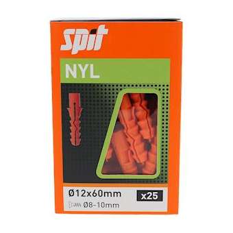 NYL 12X60 sans collerette|Spit-SPT057150