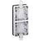 Boîtier étanche 2 postes verticaux Plexo IP66 composable - gris|Legrand-LEG090492