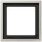 Cadre 1 poste / LS 990 Métal Inox