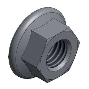 Ecrou hexagonal HE, M10, EZ|Niedax France-NDX648081