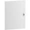 Resi9 - porte pleine - blanc RAL 9003 - pour coffret 4 x 24 modules|Schneider Electric-SCHR9H24421