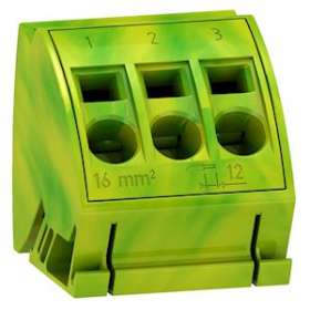 Linergy TB - Bloc de terre à connection rapide - 3 x 16 mm² - lot de 4|Schneider Electric-SCHLVS04215