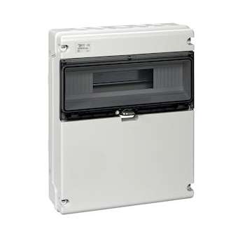 Kaedra XT - coffret étanche pr prises face lisse 1rangée 16modules 400x320 IP65|Schneider Electric-SCHKDR35165