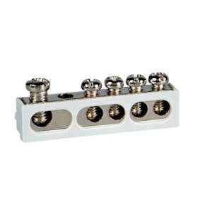 Kaedra XT bornier 1x16 + 4x10mm² avec support pour coffret 4 mod. de large|Schneider Electric-SCHKDR35920