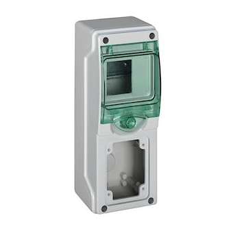 Kaedra - mini coffret pour prises - 98 x 248 mm - 4 modules - 1 ouverture|Schneider Electric-SCH13150