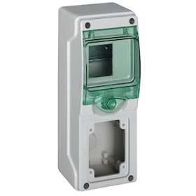 Kaedra - mini coffret pour prises - 98 x 248 mm - 4 modules - 1 ouverture|Schneider Electric-SCH13150