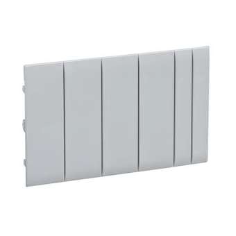 Pragma, lot de 10 obturateurs Gris 5 modules fractionnables|Schneider Electric-SCHPRA90021