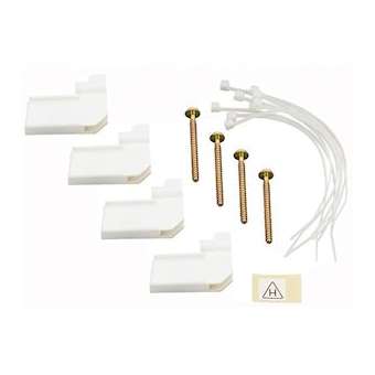 Ensemble de fixation coffret encastré - 4 griffes + colliers attache-câbles|Legrand-LEG001490