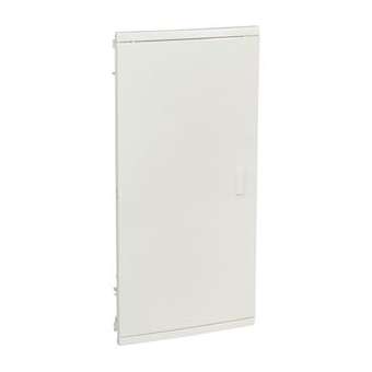 Coffret modulaire encastré 4 rangées 48+8 modules porte isolante galbée blanche|Legrand-LEG001514