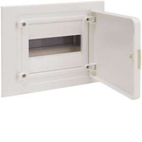 Coffret encastré 8 M porte opaque|Hager-HAGVF108PR