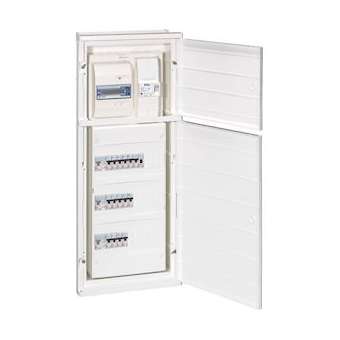 Bac encastrement isolant faible prof pour GTL pour coffret 3 rangées + platine|Legrand-LEG005105