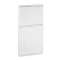 Porte isolante pour bac étroit GTL référence 005105 - IP40 IK07 - blanche