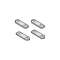 Pattes de Fixation murale pour Coffret Gemini